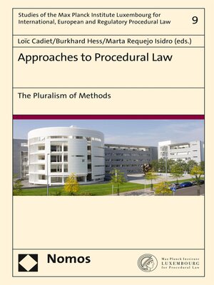 cover image of Approaches to Procedural Law